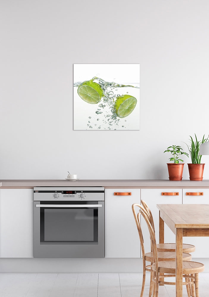 Limoen Spat II | Glasplaat | 60 x 60 cm