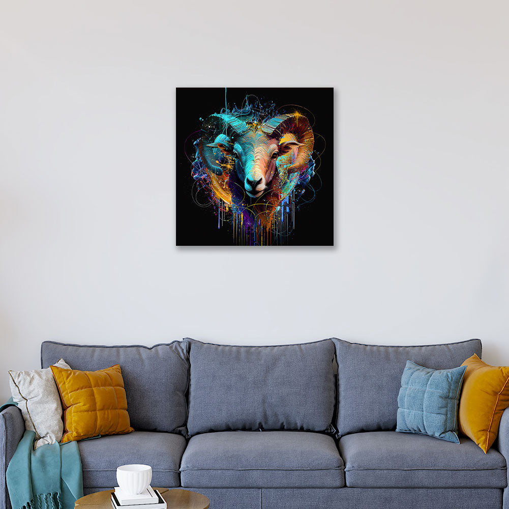 Colour Bélier | Glasplaat | 60 x 60 cm