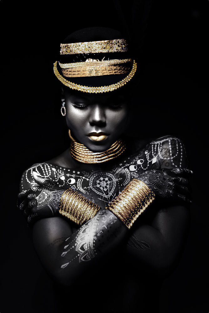 Mysterious Beauty | Glasplaat | 80 x 120 cm
