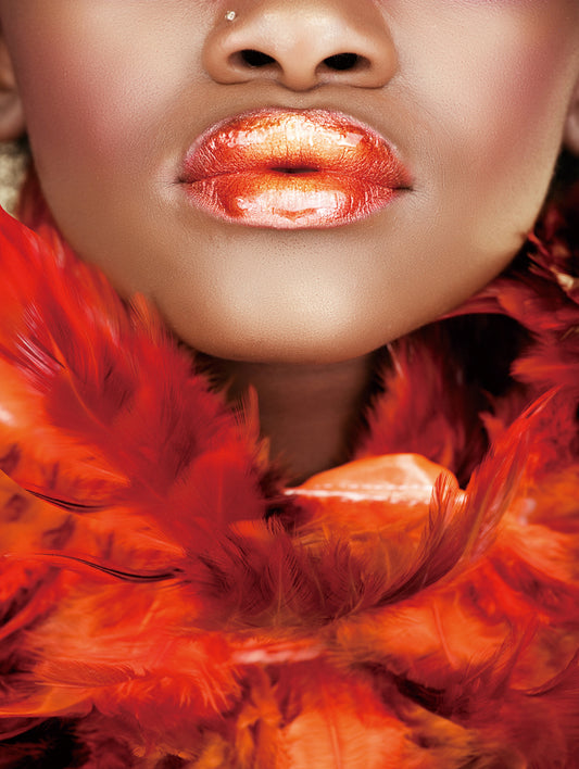 Beautiful woman | Glasplaat | 80 x 120 cm