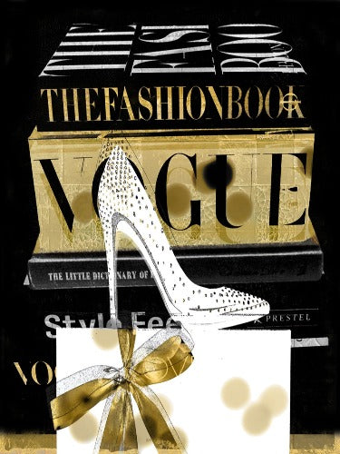 Fashion book High Heel I | Glasplaat | 60 x 80 cm