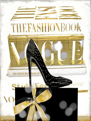 Fashion book High Heel II | Glasplaat | 60 x 80 cm