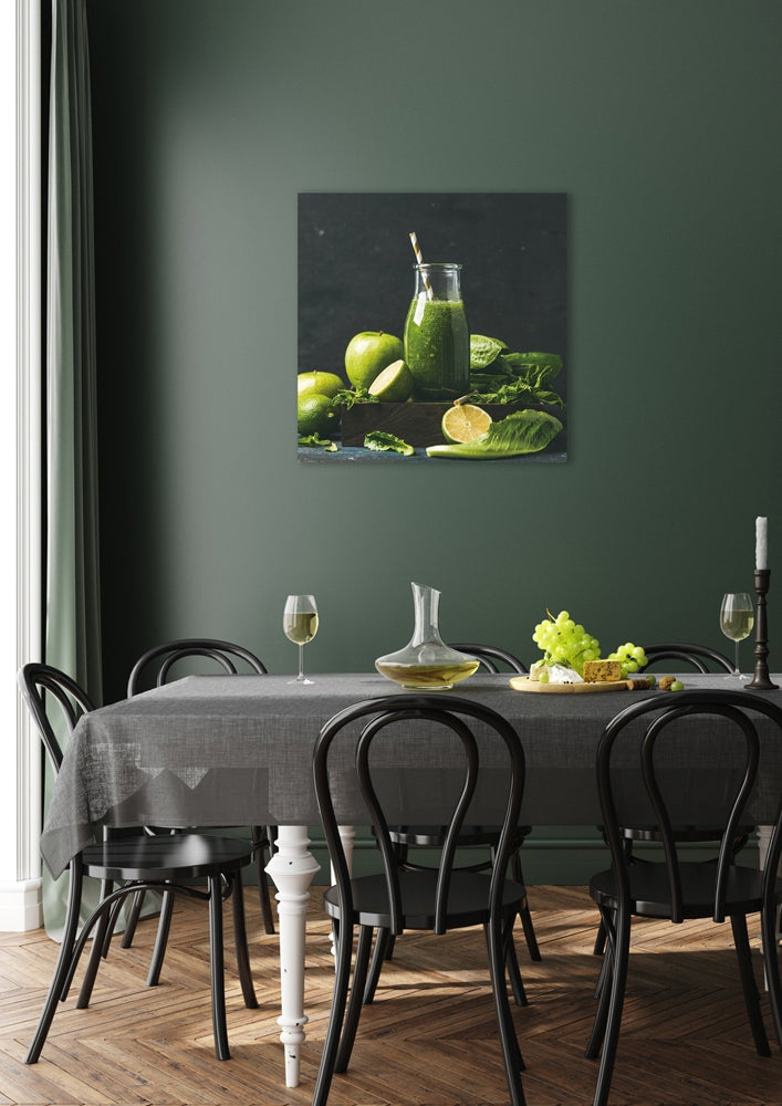 Green Smoothie | Glasplaat | 60 x 60 cm