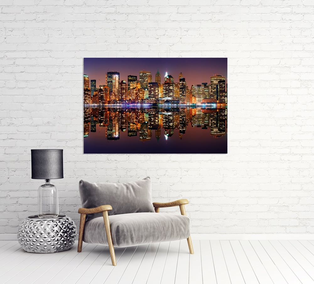 New York Skyline | Acryl glasplaat | 80 x 120 cm