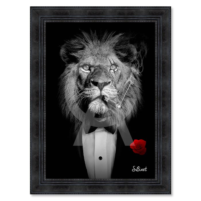 Mafia Lion | Sylvain Binet | 80 x 120  cm